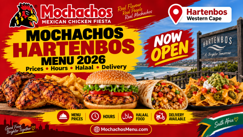 Mochachos Hartenbos Menu 2026 Now Open, Prices & Photos