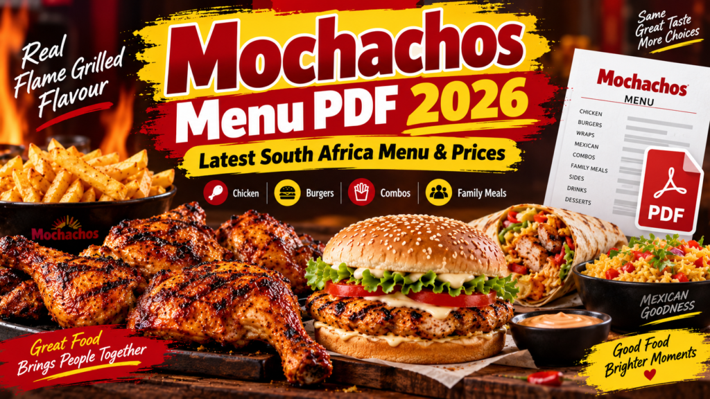 Mochachos Menu PDF 2026