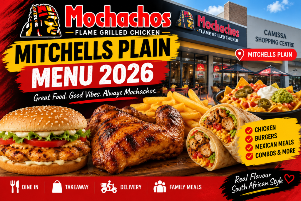 Mochachos Mitchells Plain Menu 2026 Prices and Delivery
