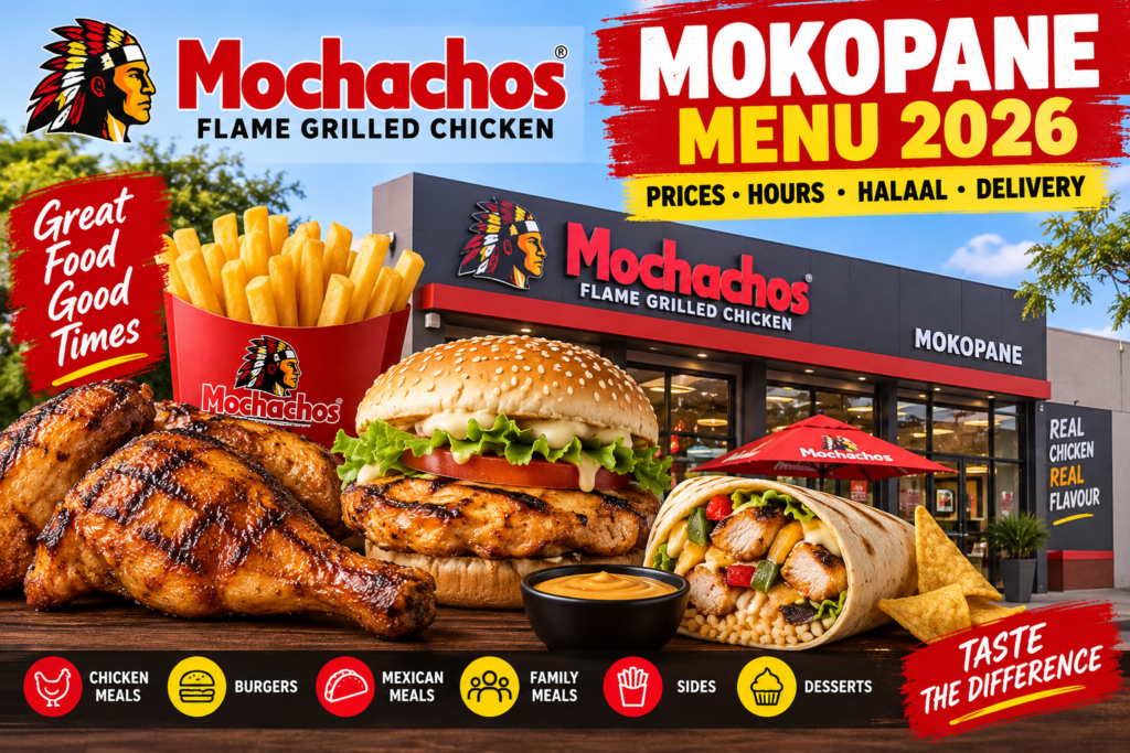 Mochachos Mokopane Menu 2026
